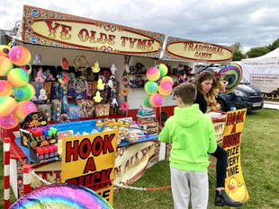Discounted stalls for charities at Peasedown Party in the Park