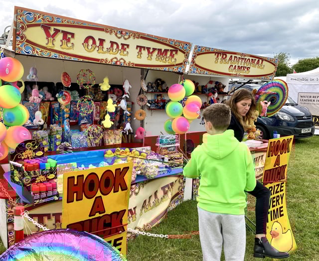 Discounted stalls for charities at Peasedown Party in the Park