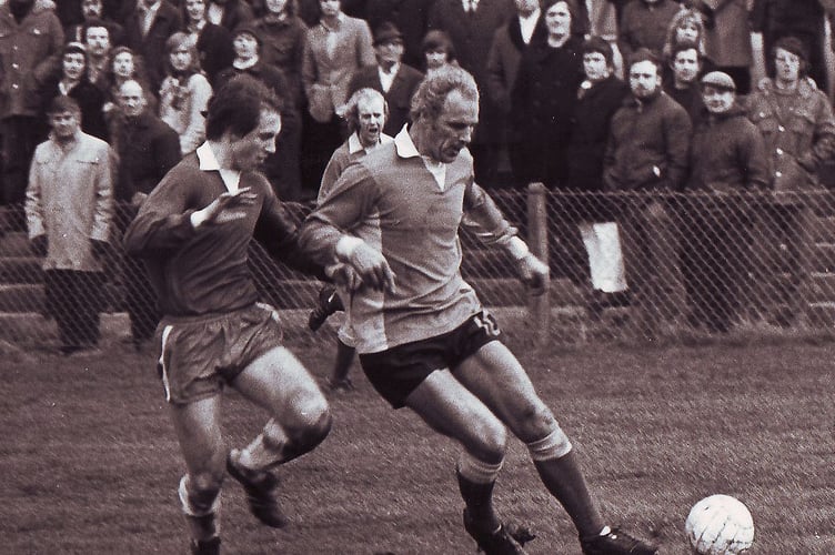 Simon Wellington had initially moved away from Midsomer Norton for footballing reasons, but did move back and continues to visit the town.