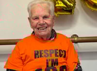 Chew Valley Chat help Stacey Rees celebrate his 103rd birthday