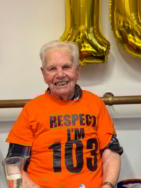 Chew Chat, the Valley’s social group for over-70s, recently joined together to celebrate a very special milestone -  the 103rd birthday of Stacey Rees