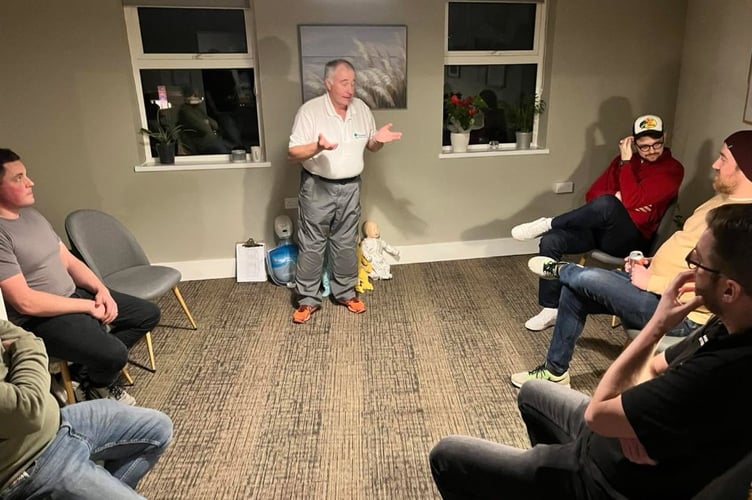 Attendees were taught first aid around topics such as choking, unresponsive babies, and swallowing bad liquids.