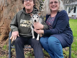 Rescue dog lifts spirits of people with learning disabilities