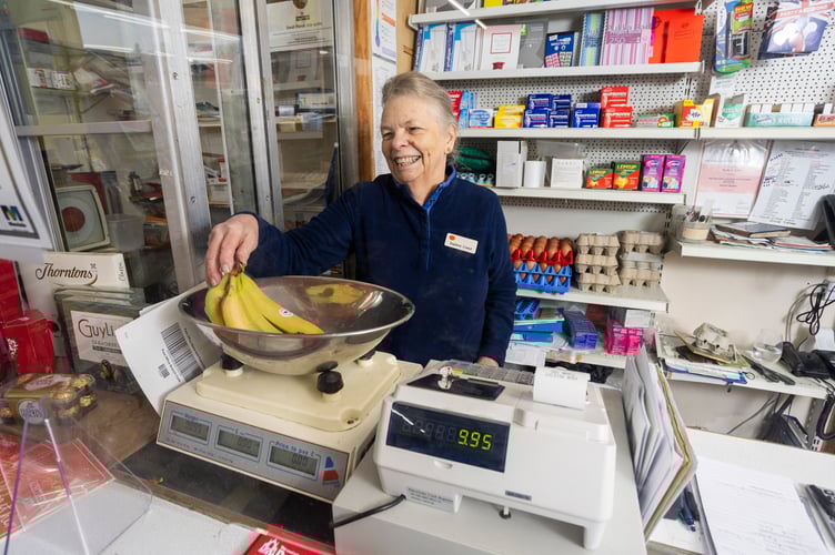 Daphne Creed is the third generation of her family to run the village shop in Hardington Mandeville, near Yeovil. She took it on from her mother in 1991, who had managed it from 1936, who in turn had taken over from Ms Creed's grandmother, who had run it since the 1890s. Hardington Mandeville, Somerset. February 13 2025.   Release date - February 16, 2025. A village shop has been run by the same family since 1890 - surviving the death of the high street and the Post Office scandal.  Daphne Creed is the third generation of her family to run the Springfield Stores in Hardington Mandeville, near Yeovil.  The 63-year-old took it on from her mother in 1991, who had managed it from 1936, who in turn had taken over from Mrs Creed's grandmother, who had run it since the 1890s.  For Mrs Creed taking over the shop was a 'natural' step - as she used to help her mum out back in the day. 