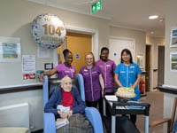 104-year-old care home resident shares secret to long life