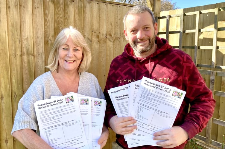 Cllr Karen Walker and cllr Gavin Heathcote are have this week launched the village’s biggest ever residents’ survey.