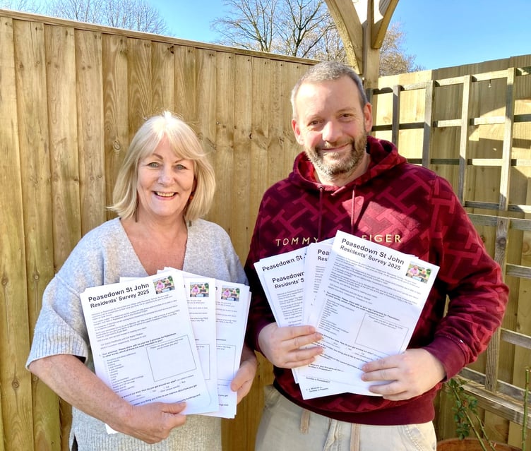 Cllr Karen Walker and cllr Gavin Heathcote are have this week launched the village’s biggest ever residents’ survey.