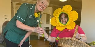 Kingfisher Lodge residents enjoy St David's Day celebrations