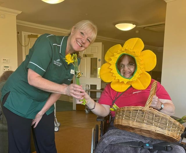 Kingfisher Lodge residents enjoy St David's Day celebrations
