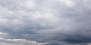 Cloudy skies today with sunshine tomorrow