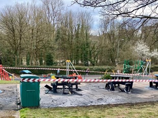 'Sadness' as suspected arson attack destroys new benches at playground
