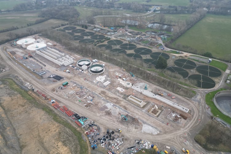 The £35m expansion of Saltford Water Recycling Centre, which will increase its capacity by 40%