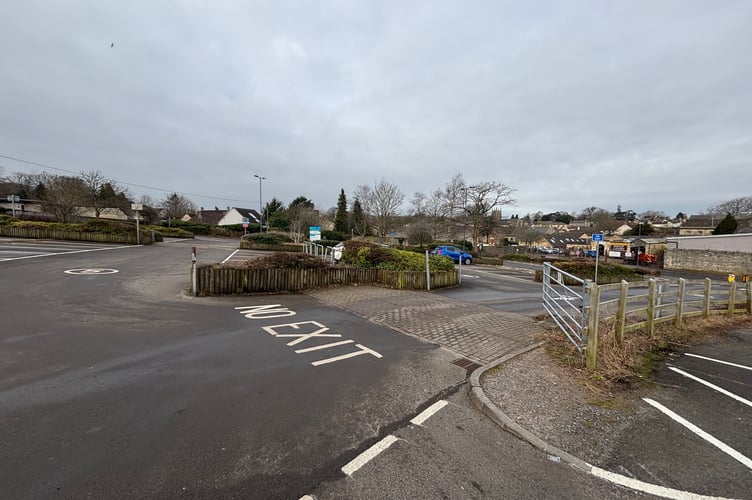 Midsomer Norton's South Road car park on March 7