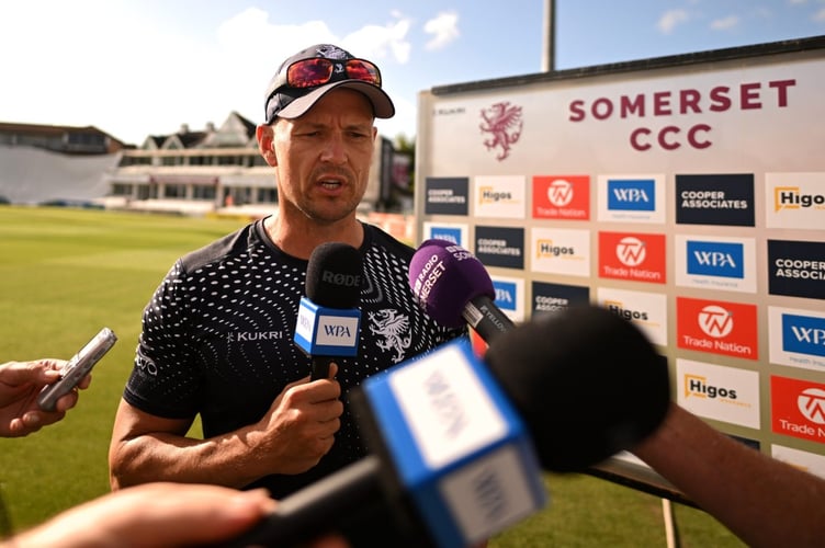 Somerset batting coach Shane Burger