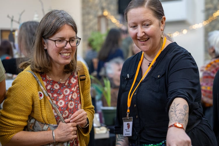 Visitors enjoyed the 15th annuel Seedy Saturday in Timsbury