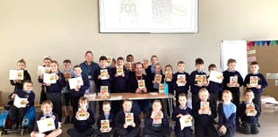 Jim Smith inspires Peasedown St John pupils with writing masterclass