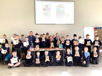 Jim Smith inspires Peasedown St John pupils with writing masterclass