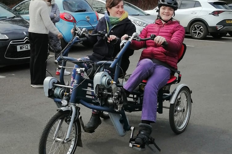 The sponsored bike ride from Radstock to Mells will take place on Thursday April 3