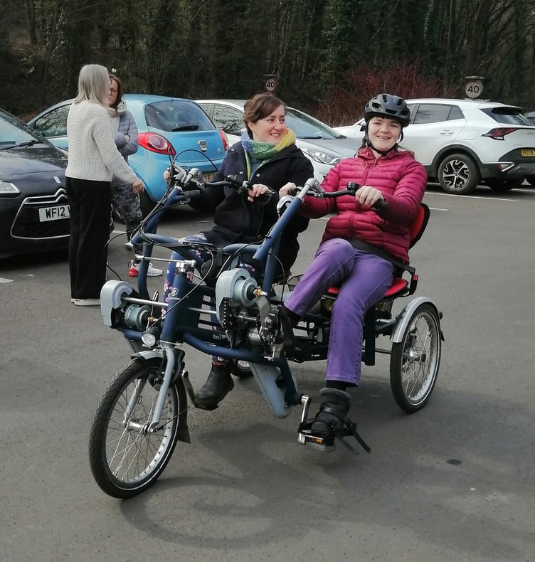 The sponsored bike ride from Radstock to Mells will take place on Thursday April 3