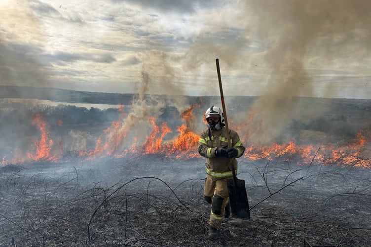 Avon Fire and Rescue Service are encouraging residents to show caution as the weather gets warmer and drier.