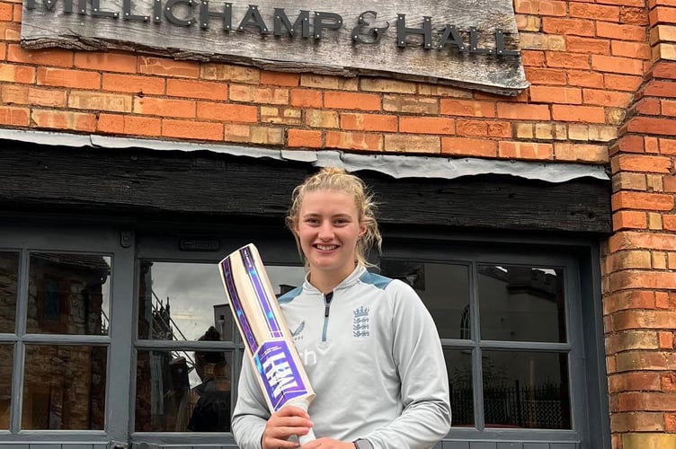 Charlie Dean - pictured at Somerset CCC's Press Day