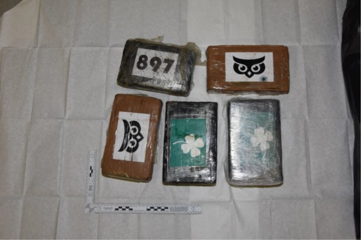 Cocaine worth £2.4m seized during the operation.