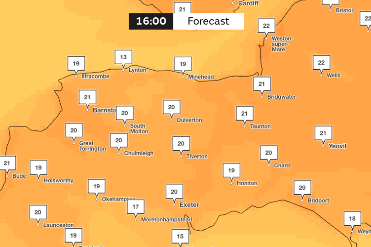 The Met Office says temperatures are set to rise ahead of the weekend