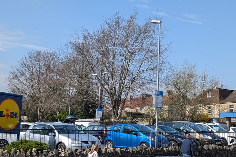 Midsomer Norton Lidl car park