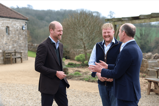Prince William visits local farm to raise awareness for mental health