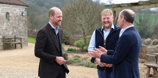 Prince William visits local farm to raise awareness for mental health