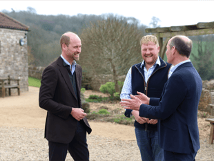 Prince William visits local farm to raise awareness for mental health