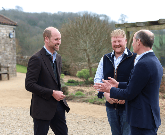 Prince William visits local farm to raise awareness for mental health