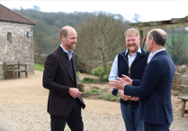 Prince William visits Chew Valley Farm to host event raising awareness for mental health
