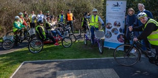 SWALLOW Charity raises more than £1,000 with sponsored bike ride