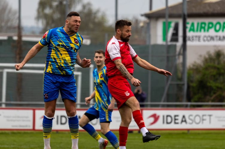 Action from Paulton's game at Bridgwater