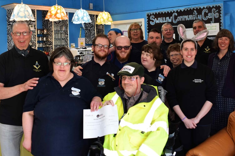 SWALLOW’s Work Skills Horticultural Scheme has enabled people to learn more about plant life cycles, food production and general garden maintenance, and every year they plant and sell hanging baskets. 