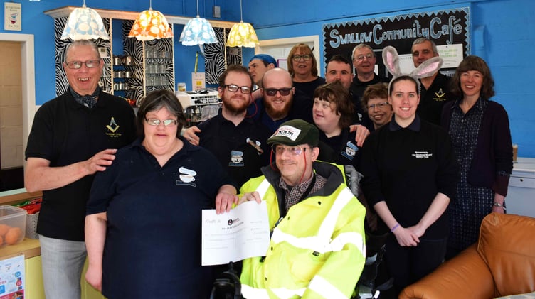 SWALLOW’s Work Skills Horticultural Scheme has enabled people to learn more about plant life cycles, food production and general garden maintenance, and every year they plant and sell hanging baskets.