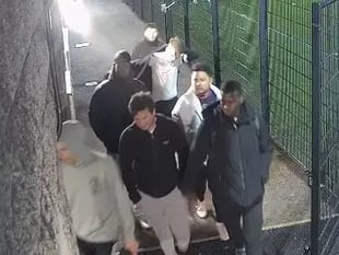 Police appeal to identify group after assault during football match
