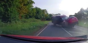 Shocking video shows moment bus is driven into oncoming traffic 