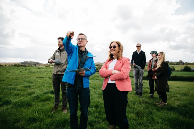 The team were joined by other nature organisations and partners supporting the Nature is Lush Campaign