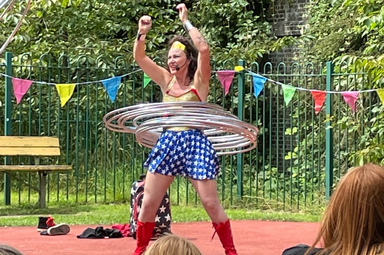 Wonder Woman wowed crowds at the Tom Huyton Park Day which was held last year