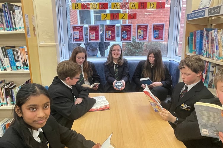 Pupils from Norton Hill School taking part in MNSP School Library Book Award