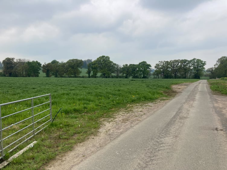 Planned Access For 185 Homes On Watercombe Lane In Yeovil.