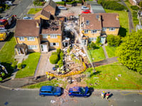 House destroyed in suspected gas explosion near Bristol