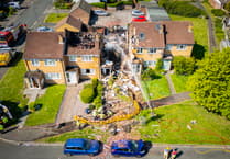 House destroyed in suspected gas explosion near Bristol