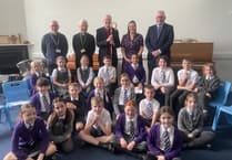 Bishop Michael joins worship at St John's School