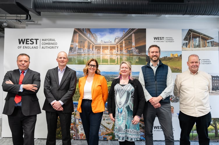 he candidates for West of England Metro Mayor (left to right): Arron Banks (Reform UK), Steve Smith (Conservative), Helen Godwin (Labour), Mary Page (Green)