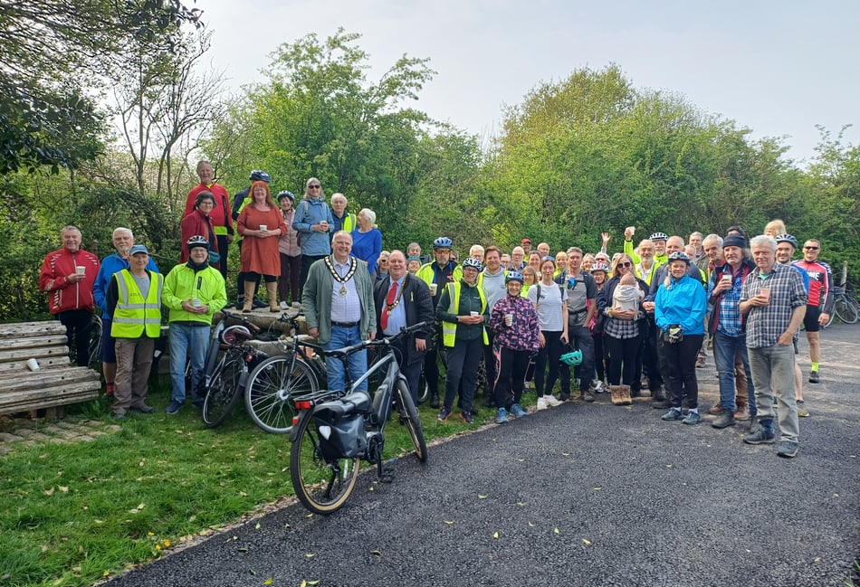 Key cycling route re-opens after receiving £140,000 facelift