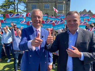 Farage calls on Tory voters to vote Reform to defeat 'loony left'