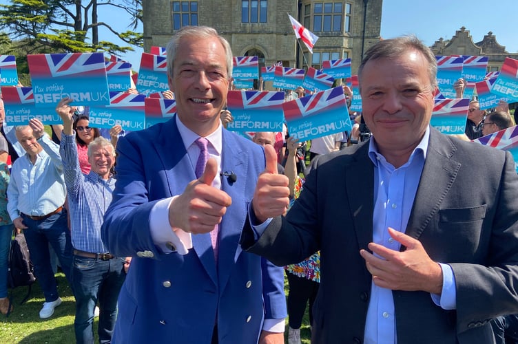 Nigel Farage and Arron Banks